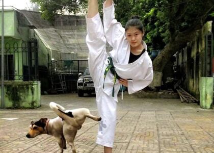 dog-peeing-on-karate-girl-1